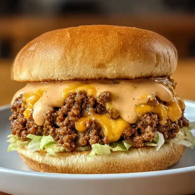 Easy Big Mac Sloppy Joes Recipe with Special Sauce Recipe