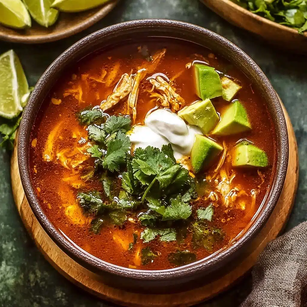 Poblano Chicken Tortilla Soup: An Amazing Ultimate Recipe - Recipe Image