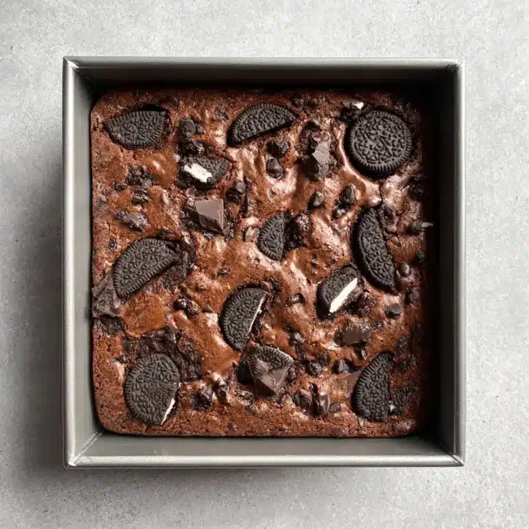 Easy Fudgy Oreo Brownie Recipe