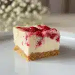 Healthy Raspberry Cheesecake Bars Recipe