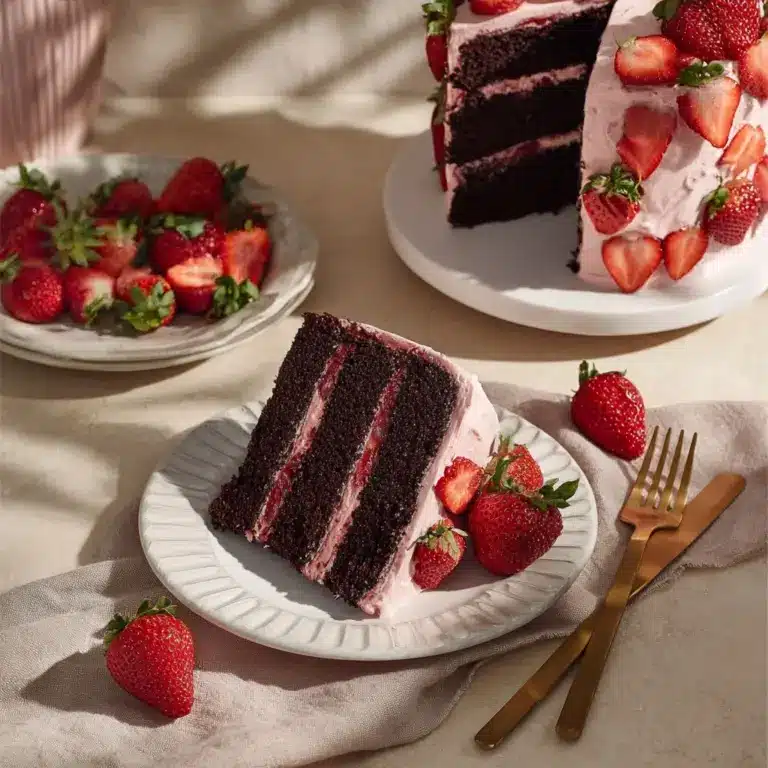 Strawberry Chocolate Cake Recipe