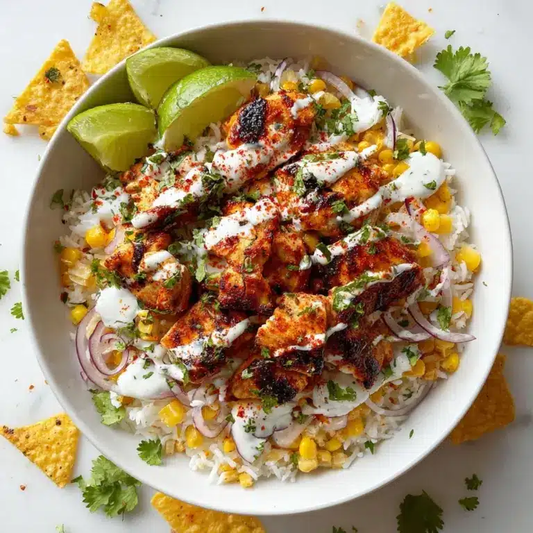 Street Corn Chicken Rice Bowl Recipe