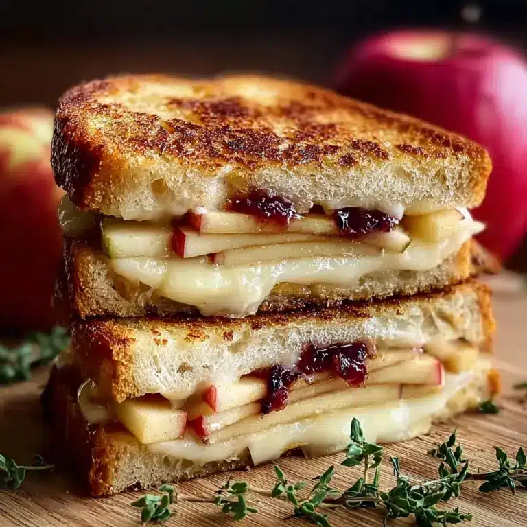 Apple and Cranberry Grilled Cheese Recipe