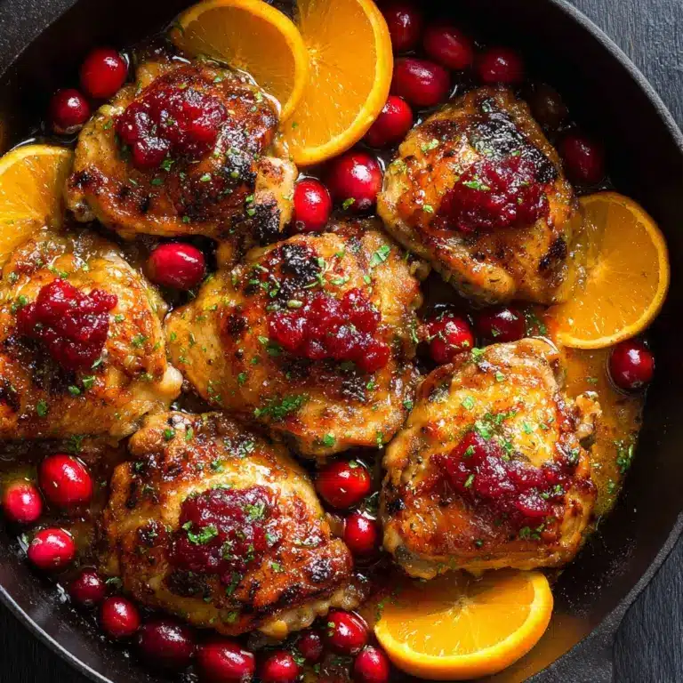 Cranberry Orange Chicken Recipe