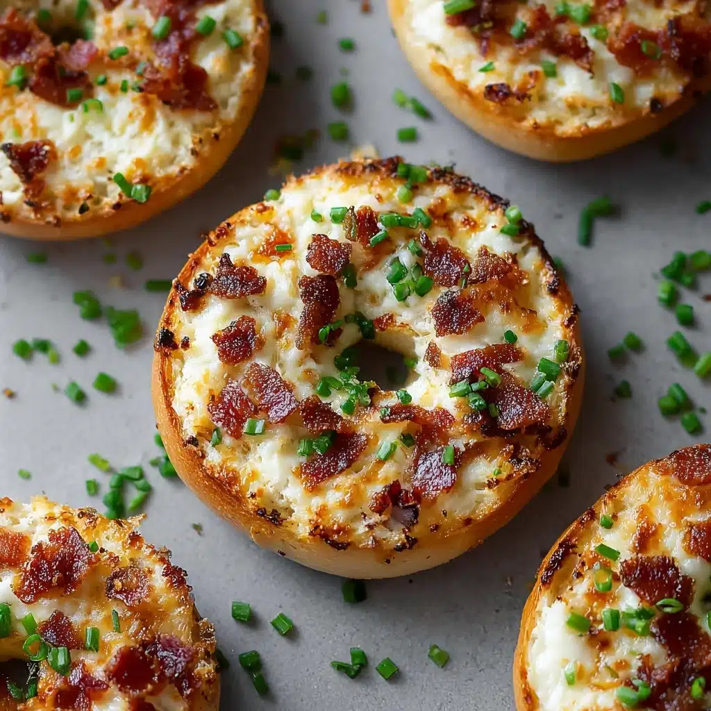 Zesty Bacon Cream Cheese Bagels Recipe - Recipe Image