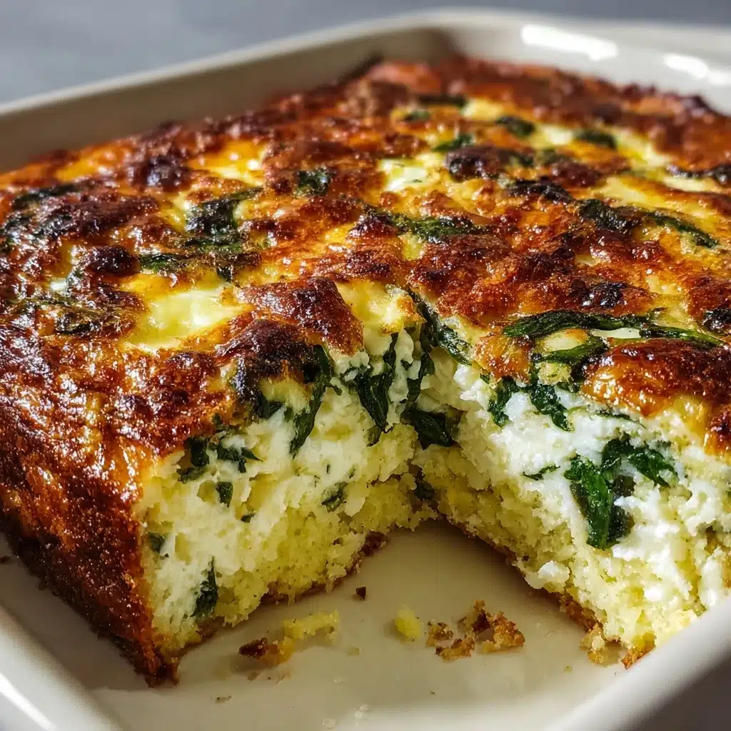 Spinach Cottage Cheese Egg Bake – High Protein, No Fuss Recipe - Recipe Image