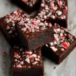 One Bowl Peppermint Brownies Recipe