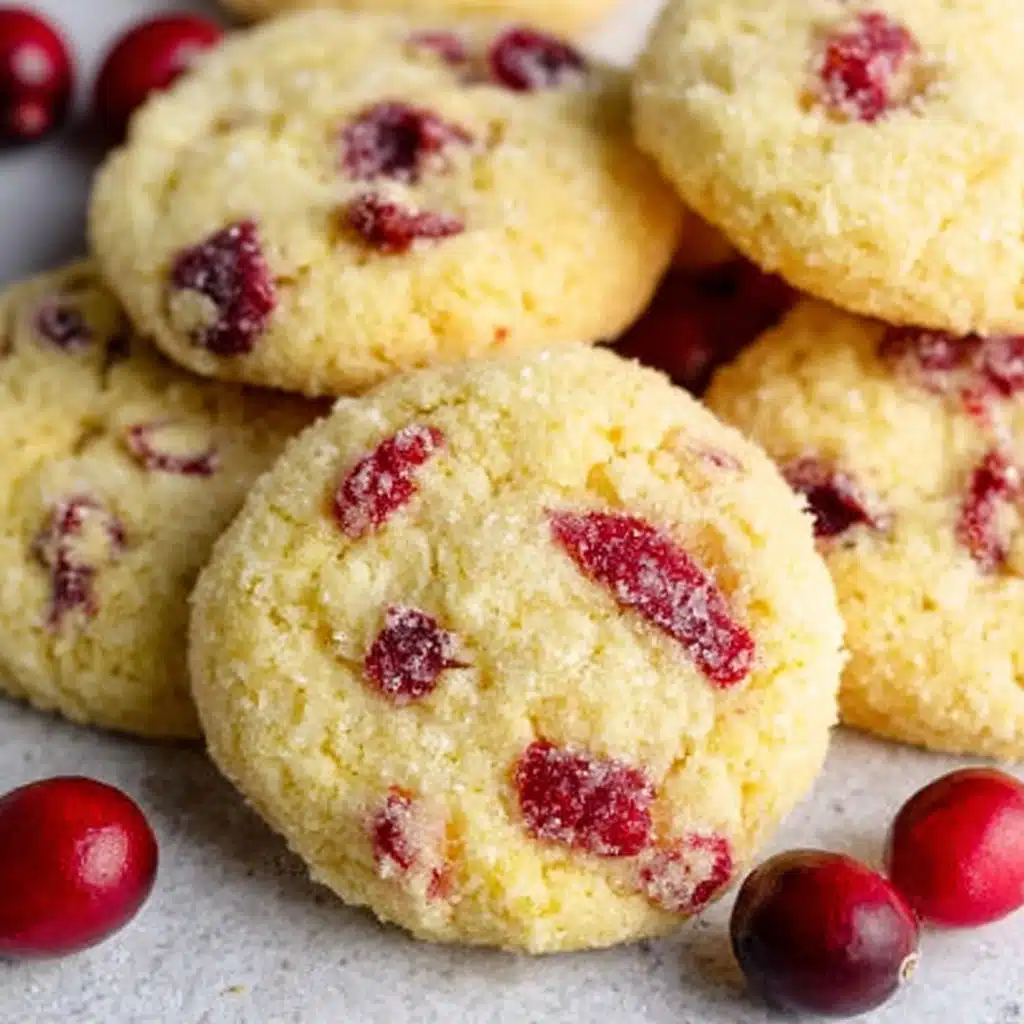 Best Christmas Cranberry Orange Cookies Recipe - Recipe Image