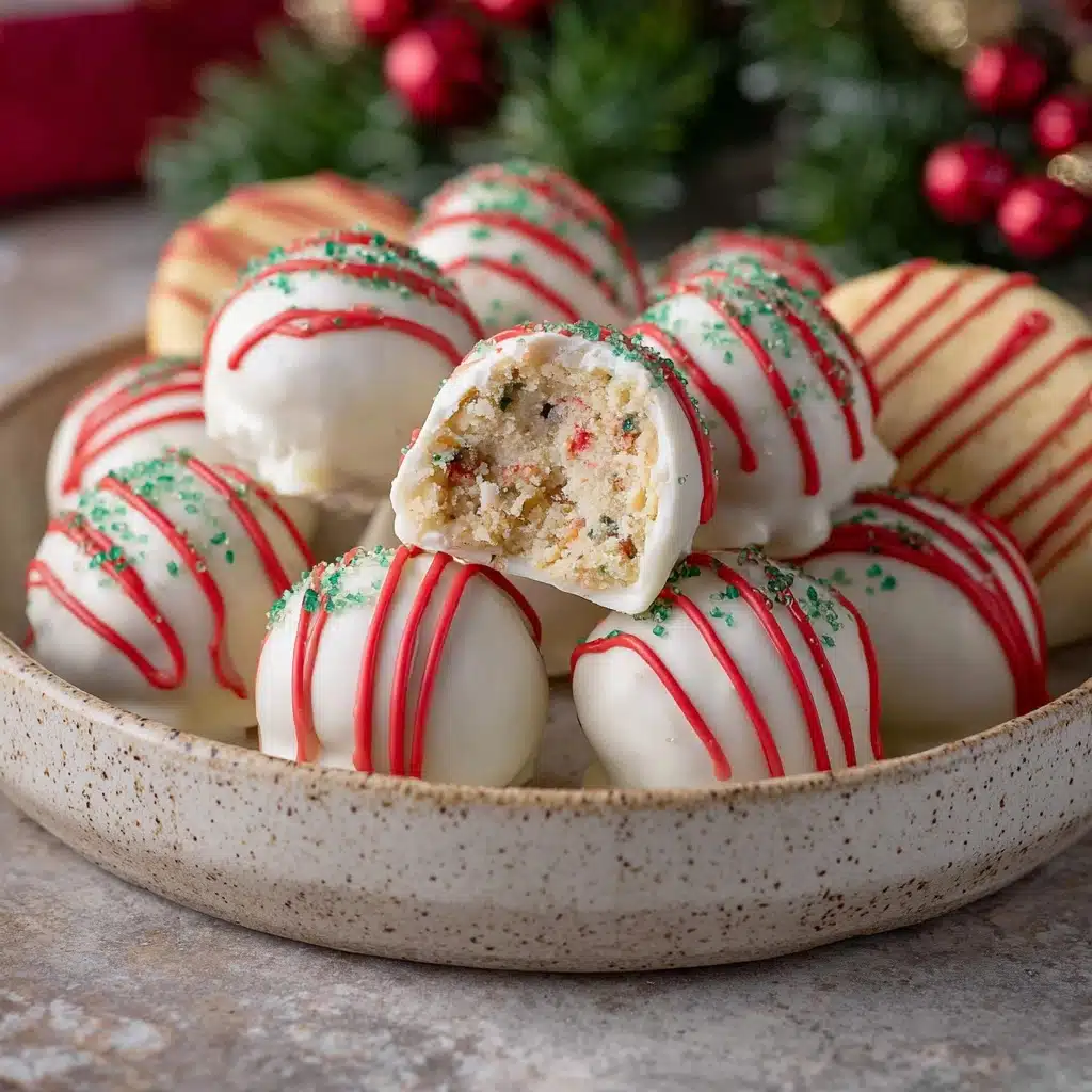 Christmas Tree Cake Truffles with Little Debbies cakes Recipe - Recipe Image