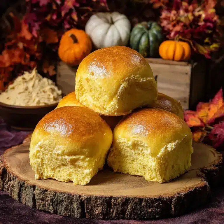 Soft Pumpkin Rolls Recipe
