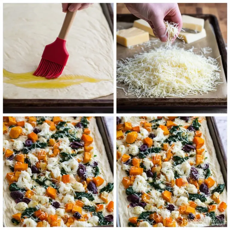 Roasted Vegetable Pizza Recipe