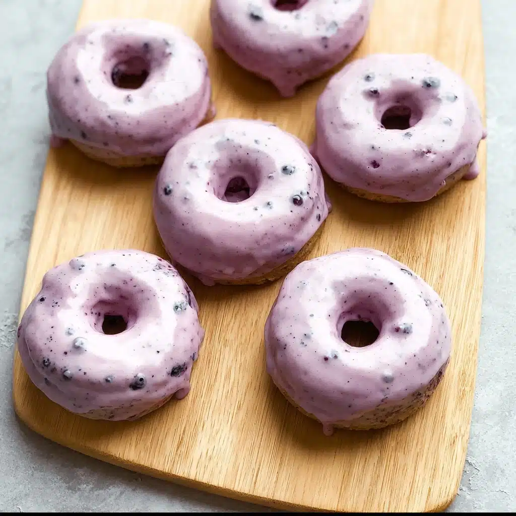 Blueberry Cake Donuts Recipe - Recipe Image