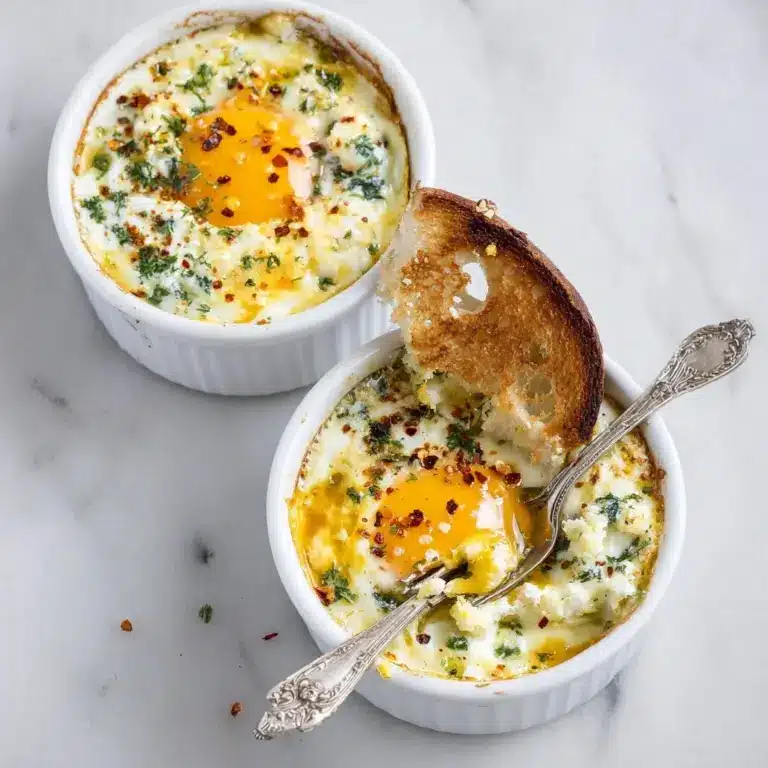 Baked Egg Ricotta Thyme Cups Recipe