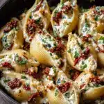 Prepare the Sauce: In a medium saucepan, heat the marinara sauce over low heat Recipe