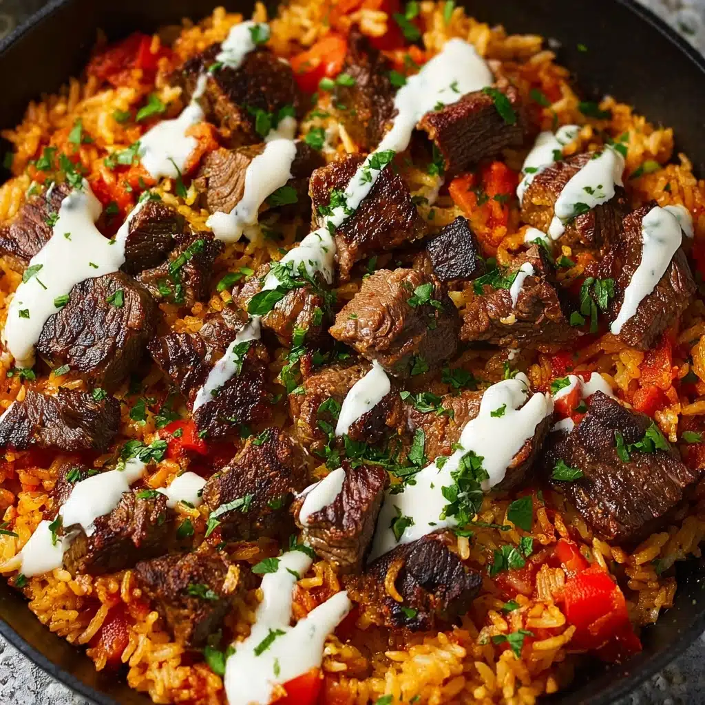 Steak Queso Rice : A Flavorful Recipe - Recipe Image