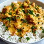 Creamy Smothered Chicken and Rice Recipe