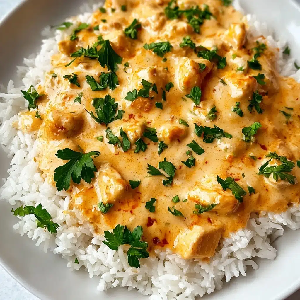 Creamy Smothered Chicken and Rice Recipe - Recipe Image