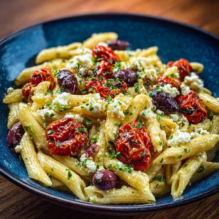 Greek Pasta with Feta and Olives (25-Minutes) Recipe