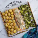 Everything Bagel Sheet Pan Salmon Recipe