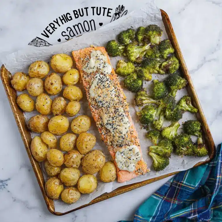 Everything Bagel Sheet Pan Salmon Recipe