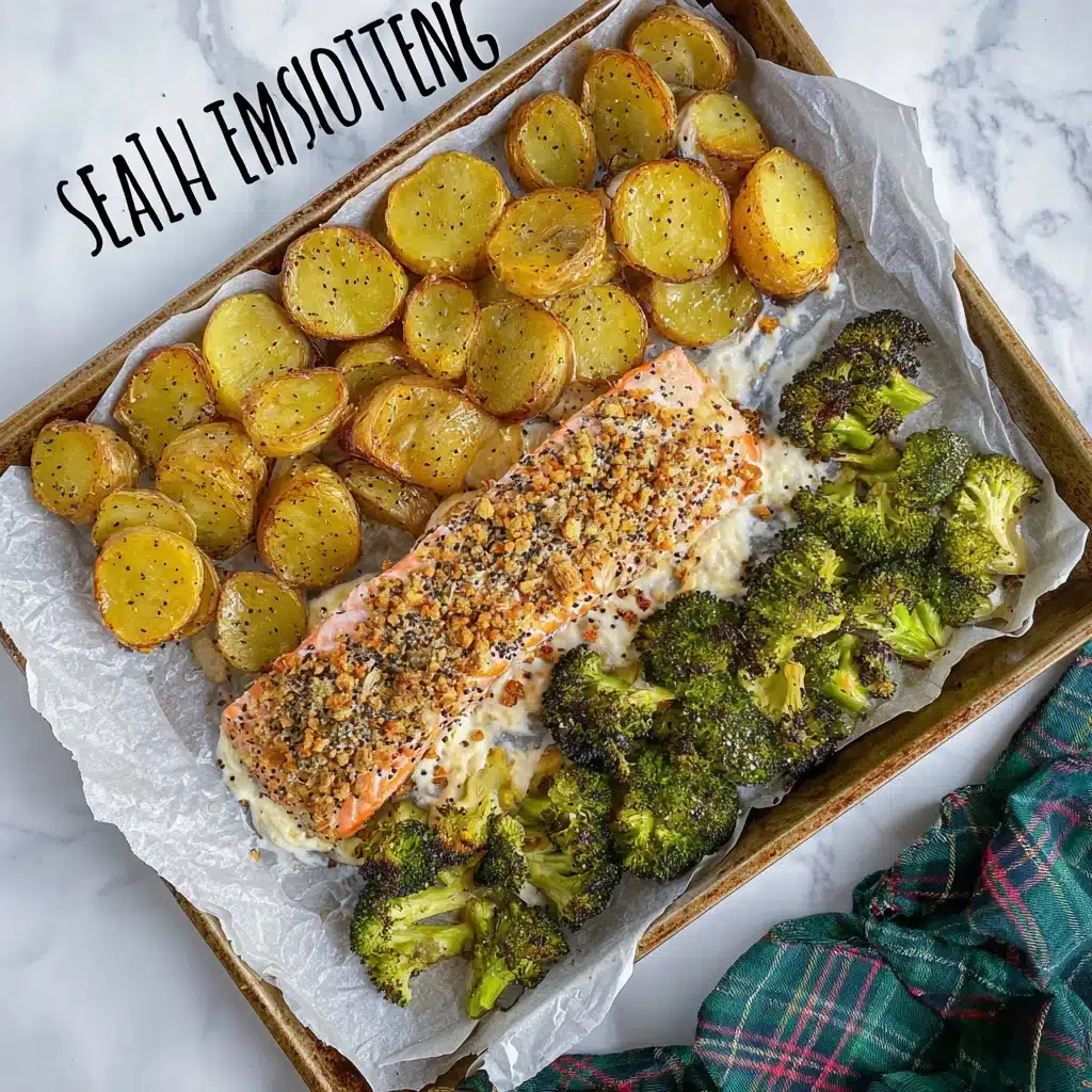 Everything Bagel Sheet Pan Salmon Recipe - Recipe Image