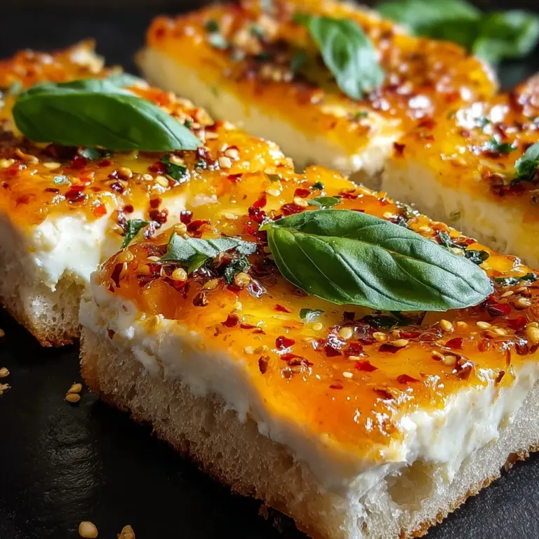 Hot Honey Garlic Bread Pizza Recipe