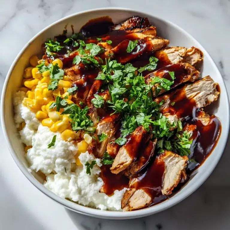 BBQ Chicken Cottage Cheese Bowl Recipe