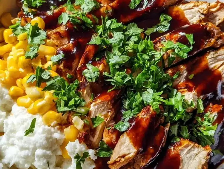 BBQ Chicken Cottage Cheese Bowl Recipe