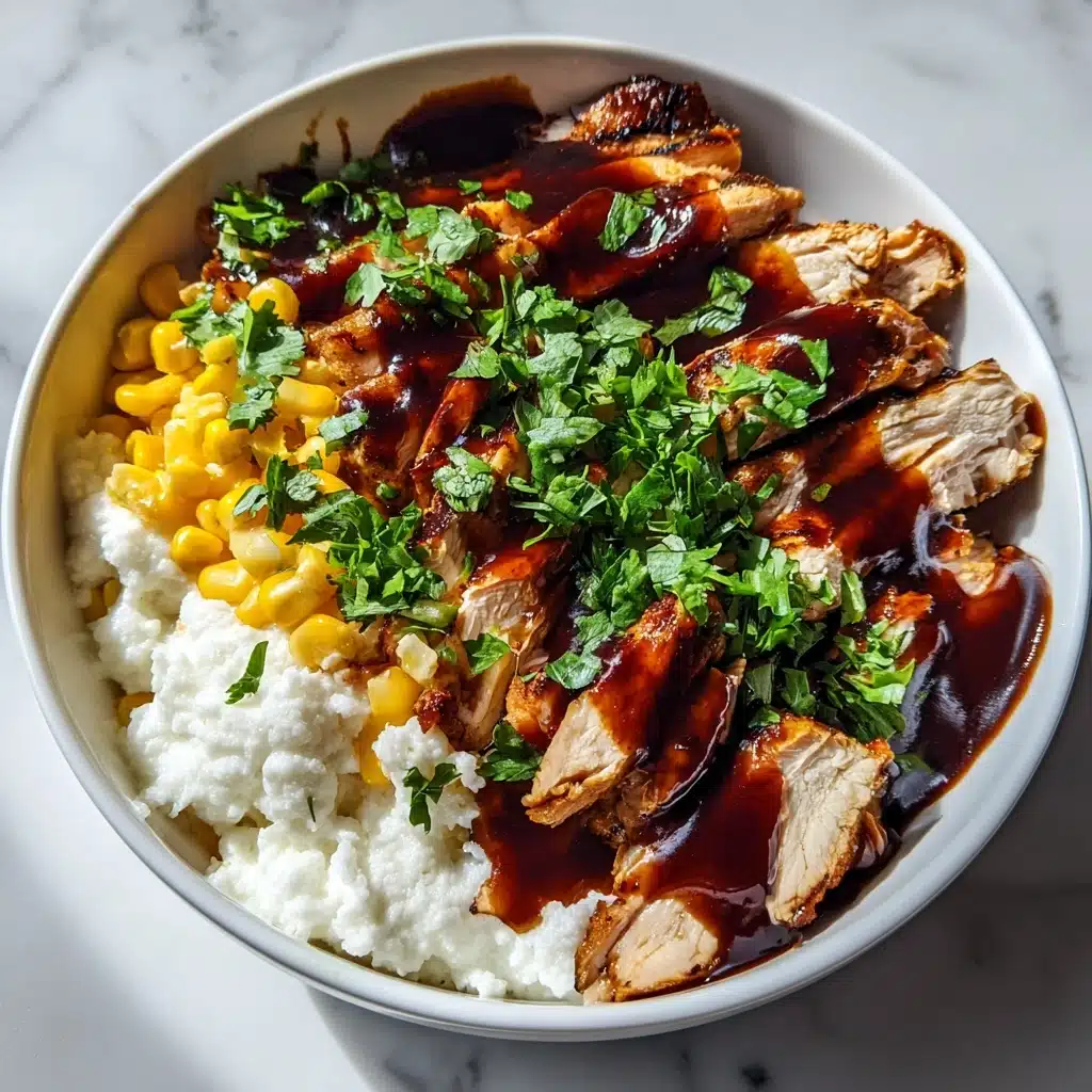 BBQ Chicken Cottage Cheese Bowl Recipe - Recipe Image