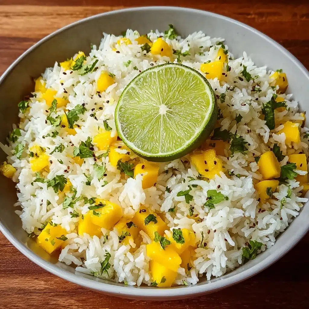 The Perfect Mango Lime Rice Recipe - Recipe Image