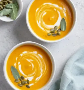 Roasted Pumpkin Apple Soup Recipe