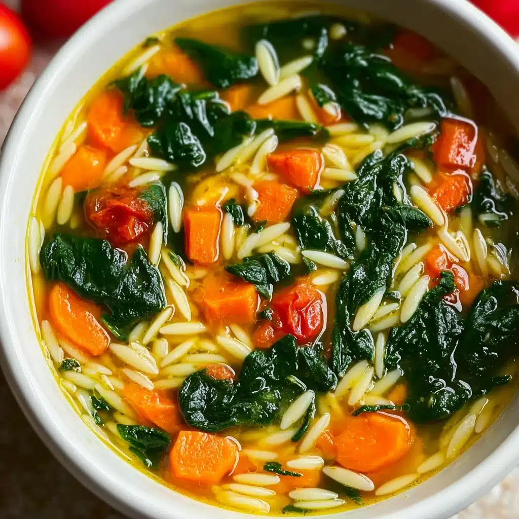 Hearty Spinach Orzo Soup Recipe - Recipe Image