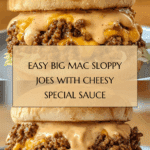 Easy Big Mac Sloppy Joes Recipe with Special Sauce Recipe