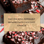 One Bowl Peppermint Brownies Recipe
