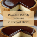 Boston Cream Pie Cheesecake-Cake Recipe