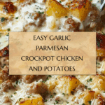 Garlic Parmesan Crockpot Chicken and Potatoes Recipe
