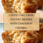 Coffee Cake Greek Yogurt Muffins Recipe