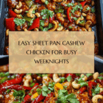 Easy Sheet Pan Cashew Chicken Recipe for Busy Weeknights Recipe