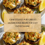 Tasty Crab Stuffed Portobello Mushrooms Recipe