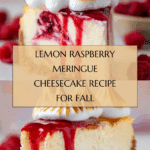 Heavenly Lemon Raspberry Meringue Cheesecake Recipe