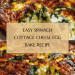Spinach Cottage Cheese Egg Bake – High Protein, No Fuss Recipe