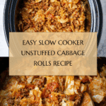 Slow Cooker Unstuffed Cabbage Rolls Recipe