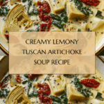 Lemony Tuscan Artichoke Soup Recipe