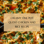 One Pot Queso Chicken and RiceIngredients Recipe