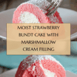 Strawberry Bundt Cake with Marshmallow Cream Filling Recipe