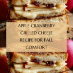 Apple and Cranberry Grilled Cheese Recipe