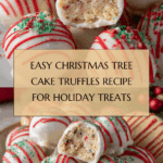 Christmas Tree Cake Truffles with Little Debbies cakes Recipe