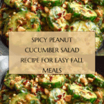 Cucumbers in Spicy Peanut Sauce Recipe