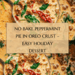 No Bake Christmas Peppermint Pie Recipe