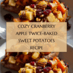 Cranberry Apple Twice-Baked Sweet Potatoes Recipe